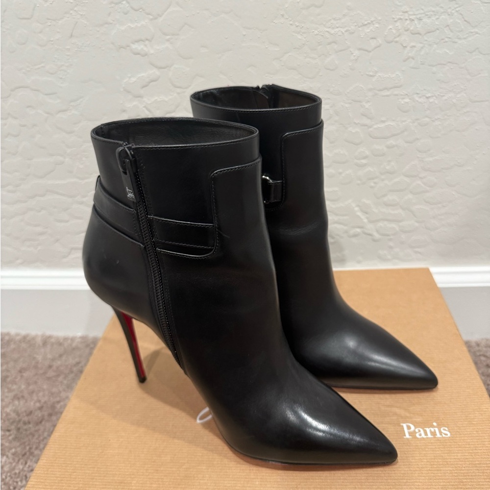 Christian Louboutin Black Ankle Boots - Picture 2 of 6
